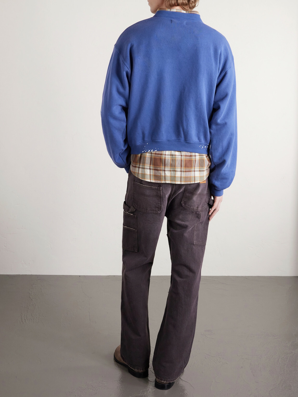 Cherry Los Angeles - Logo-Appliquéd Cotton-Jersey Zip-Up Sweatshirt - Blue
