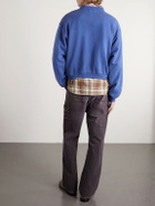 Cherry Los Angeles - Logo-Appliquéd Cotton-Jersey Zip-Up Sweatshirt - Blue