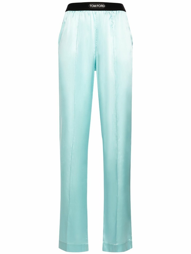 Photo: TOM FORD - Silk Satin Pajama Pants