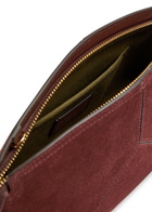 Victoria Beckham Victoria Suede Crossbody bag - Dark Brown - One Size