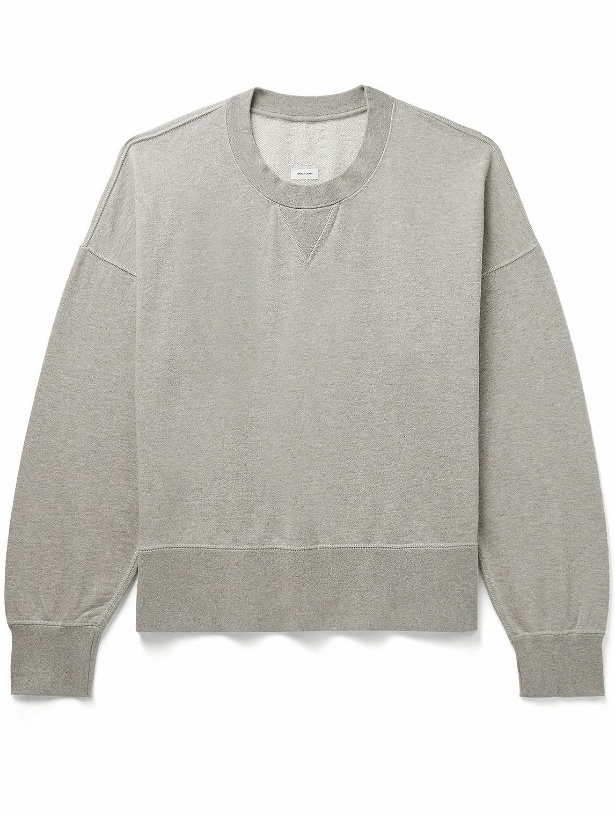 Photo: Visvim - Court Cotton and Cashmere-Blend Jersey Sweatshirt - Gray