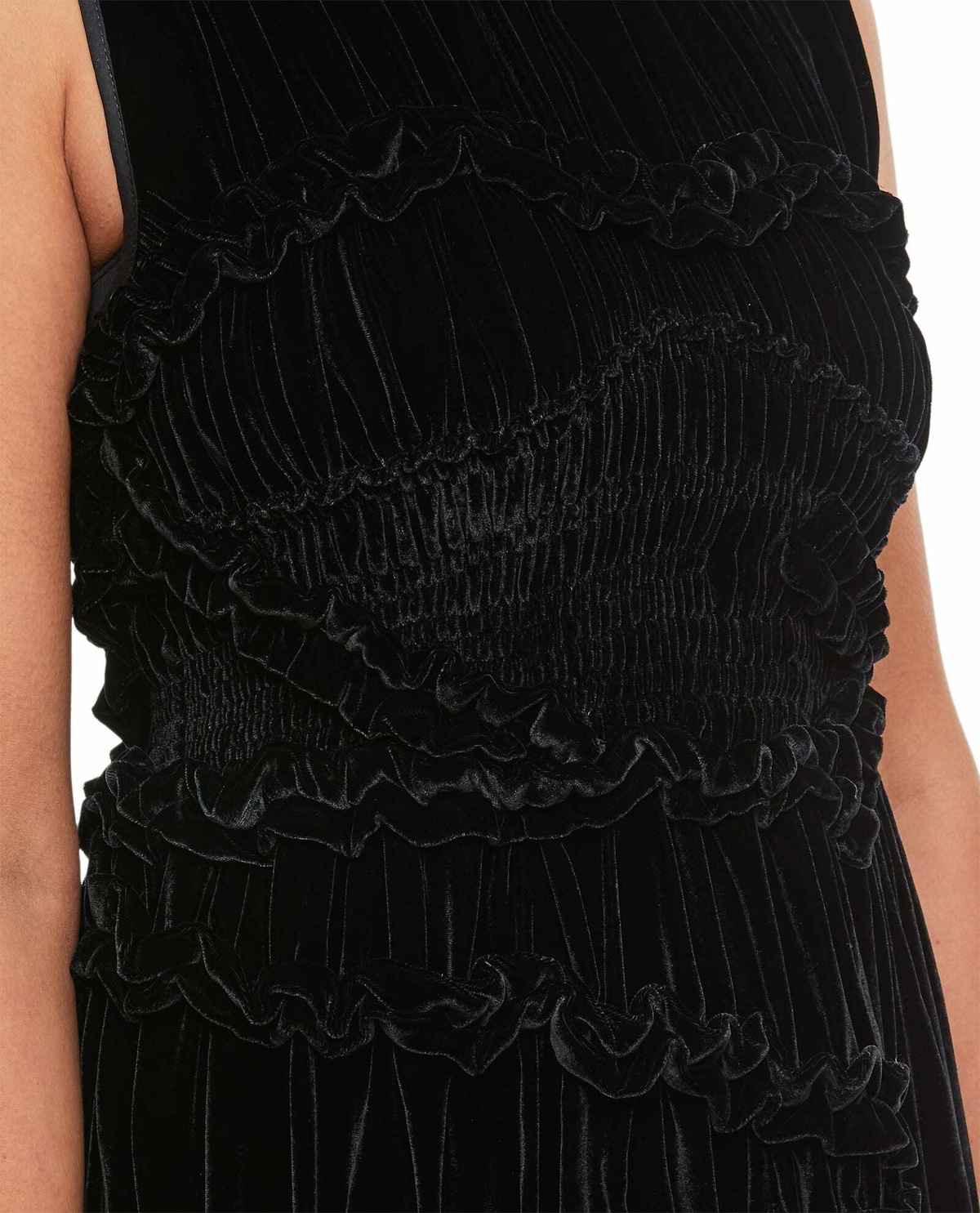 オールインワン・サロペット Cecilie Bahnsen Uki Sleeveless Velvet Dress Cecilie Bahnsen Uki Sleeveless Velvet Dress | ShopSimon