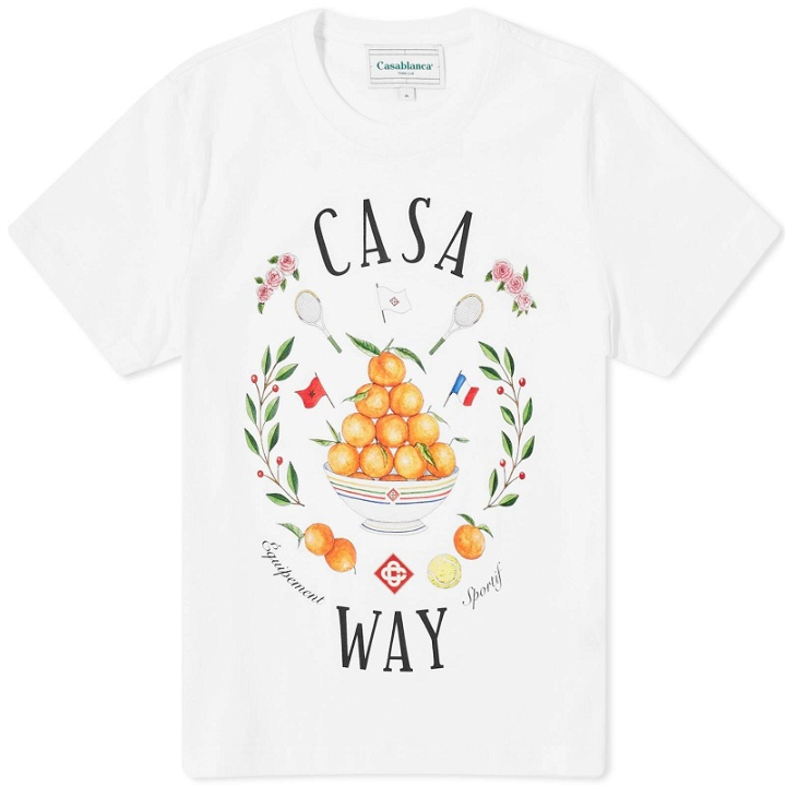 Photo: Casablanca Women's Casa Way Fitted T-Shirt in White