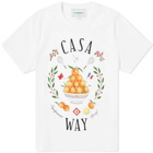 Casablanca Women's Casa Way Fitted T-Shirt in White