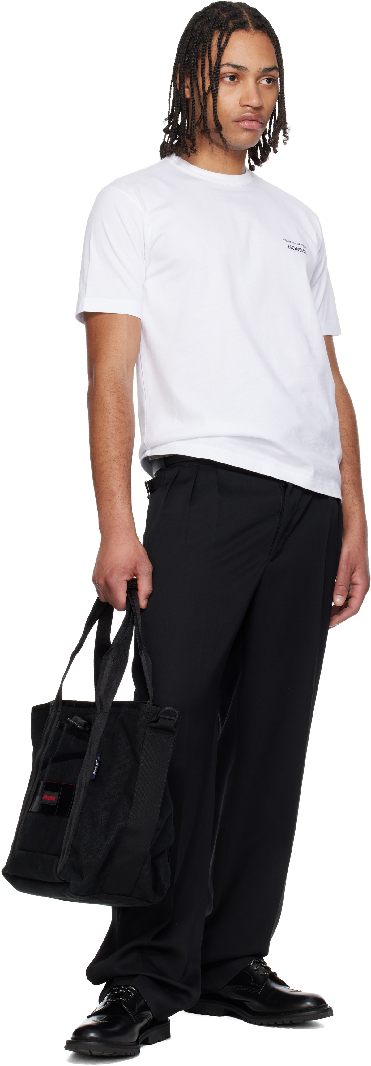 Comme des Garçons Homme Black BRIEFING Edition Bio Stone Treated Tote