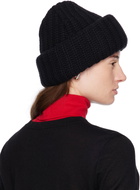 LISA YANG Black 'The Beatris' Beanie