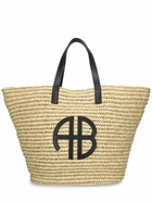 ANINE BING Palermo Raffia Effect Tote Bag