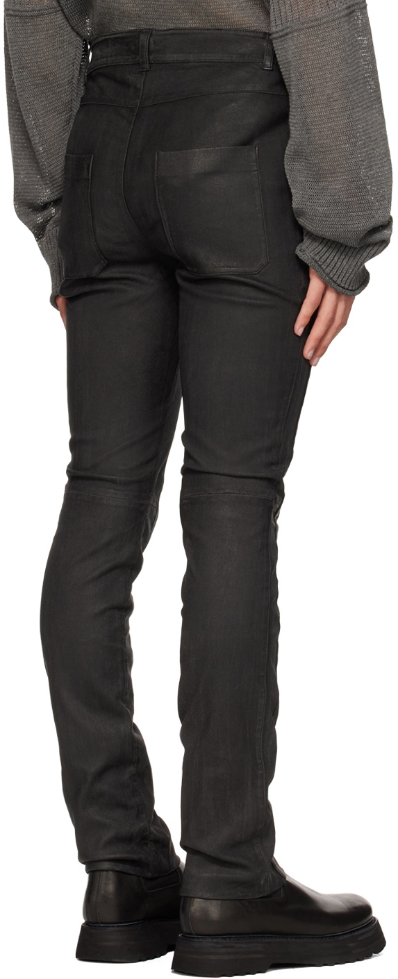 FREI-MUT Black Mercy Leather Pants