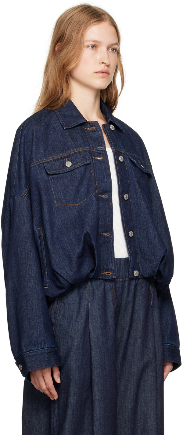 ブルゾン DRIES VAN NOTEN VOLES DENIM JACKET DRIES VAN NOTEN Denim Jacket | Blue | FARFETCH