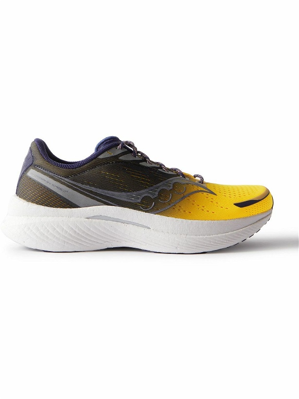 Photo: Saucony - Endorphin Speed 3 Rubber-Trimmed Mesh Running Sneakers - Blue
