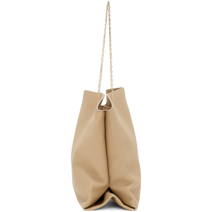 The Row Beige Small Lunch Bag The Row