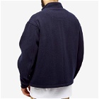 Danton Men's Wool Zip Stand Collar Jacket in Navy