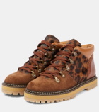 See By Chloé Eileen leopard-print suede lace-up boots