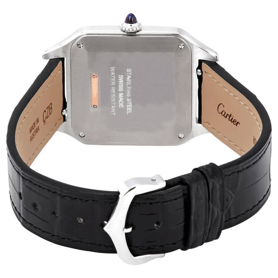 Cartier Santos-Dumont Large Silver Dial Watch W2SA0011