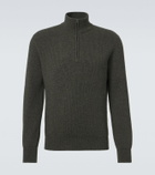 Agnona Cashmere half-zip sweater