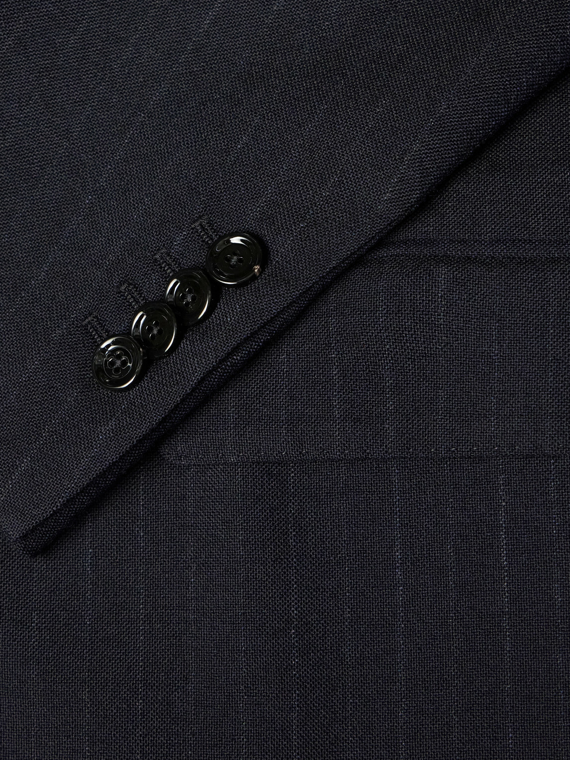 Lardini - Double-Breasted Pintriped Wool Suit Jacket - Blue