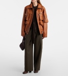 Lemaire Leather blouson jacket