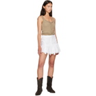 Isabel Marant Etoile White Daneen Miniskirt