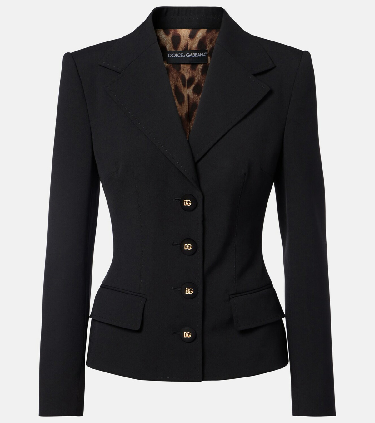 Dolce&Gabbana DG wool-blend blazer