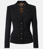 Dolce&Gabbana DG wool-blend blazer