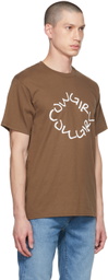 Cowgirl Blue Co SSENSE Exclusive Brown Penmanship T-Shirt