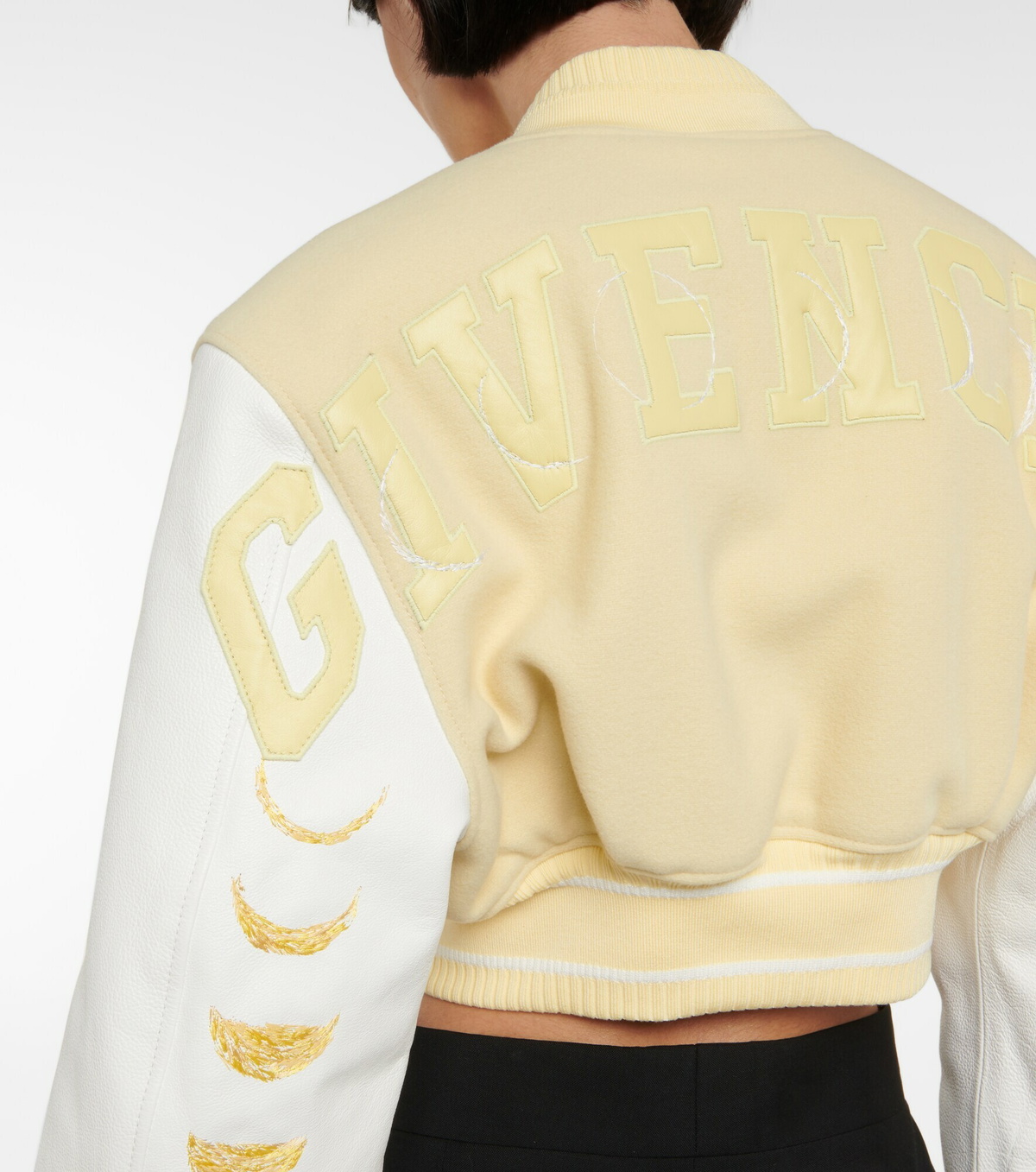 Givenchy - Cropped wool-blend bomber jacket Givenchy
