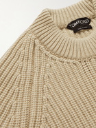 TOM FORD - Cashmere Mock-Neck Sweater - Neutrals