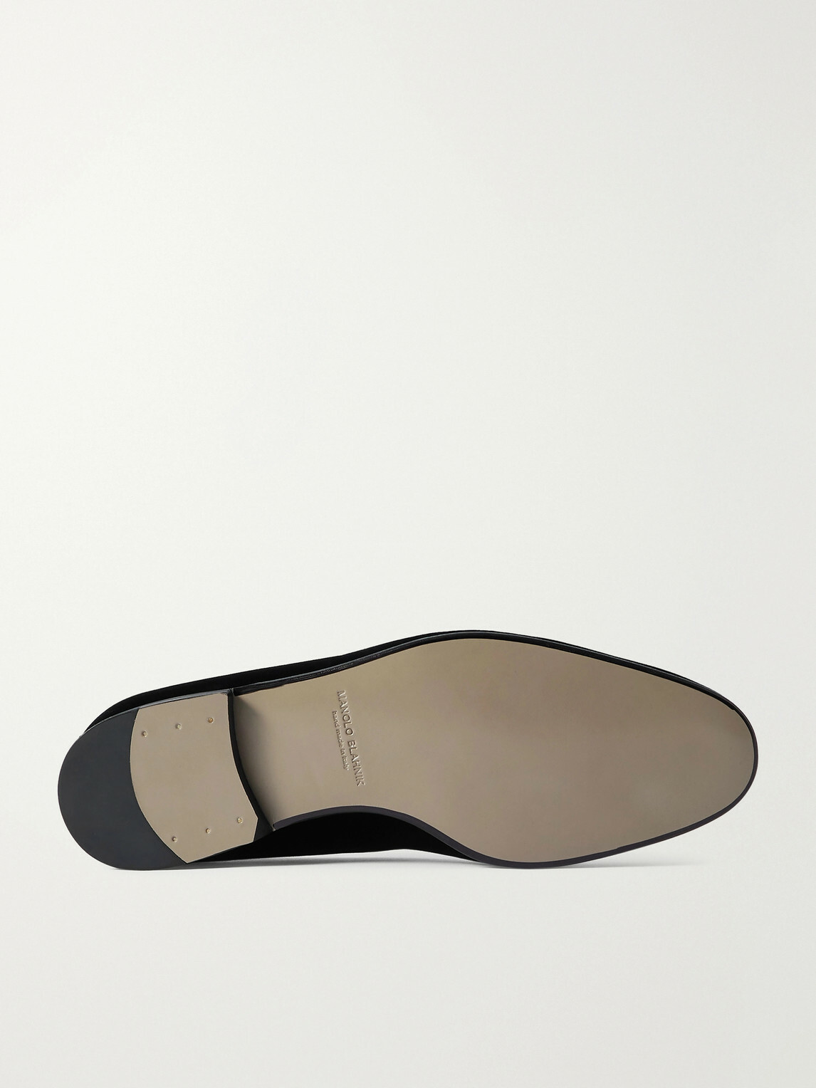 Manolo Blahnik - Rufus Bow-Detail Quilted Velvet Loafers - Black
