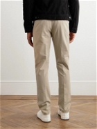Incotex - Straight-Leg Cotton-Blend Trousers - Neutrals