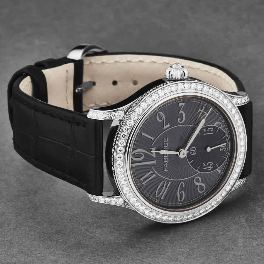 Faberge Agathon Automatic Black Dial Ladies Watch FAB-200