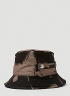 Graffiti Bucket Hat in Brown