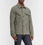 Incotex - Cotton-Moleskin Jacket - Green