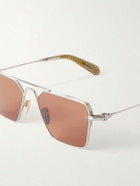 Jacques Marie Mage - Nick Fouquet Nellcôte Square Frame Metal Sunglasses
