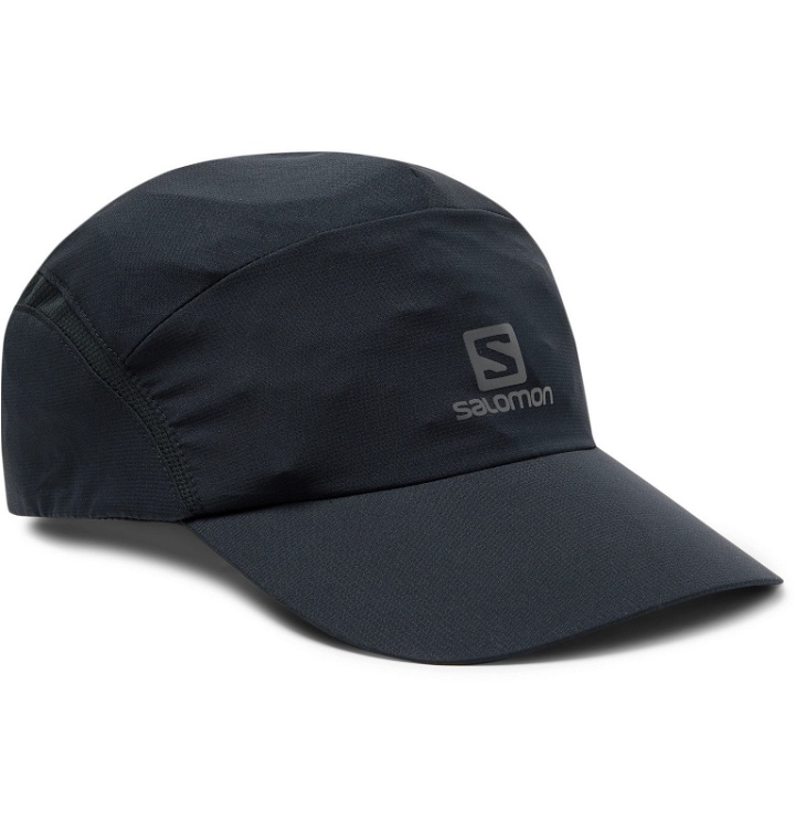 Photo: Salomon - XA Logo-Print Stretch-Shell Running Cap - Black