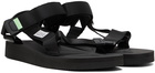 Suicoke Black DEPA-Cab Sandals