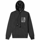 Loewe Men's Anagram Patch Pocket Hoody in Black