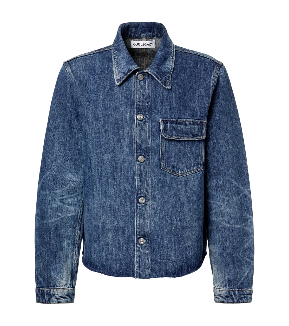 Our Legacy Men's Rodeo Jacket in Western Blue Denim Our Legacy