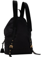 Moschino Black Logo Backpack