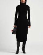 Joah Brown Womens Midi dress in Black