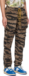 Rhude Brown Classic Cargo Pants