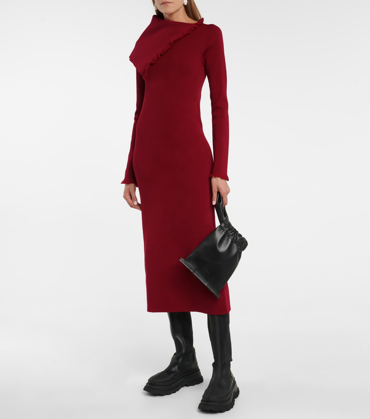 breeze knit midi dress Breeze Knit Midi Dress-ROSE GOLD / XXS
