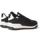 Ermenegildo Zegna - Siracusa Leather and Mesh Sneakers - Black