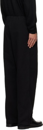 Lady White Co. Black Jersey Band Trousers