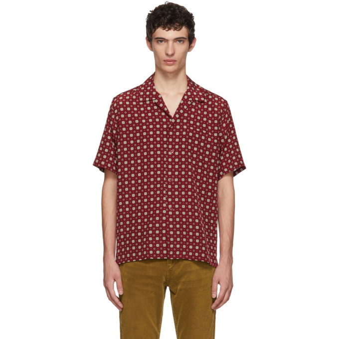 Photo: Saint Laurent Red Camper Shirt