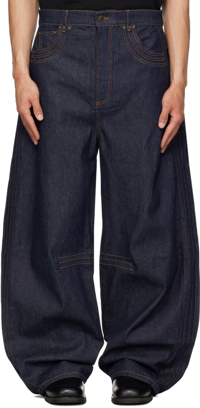 Photo: EGONlab Blue Overscaled Jeans