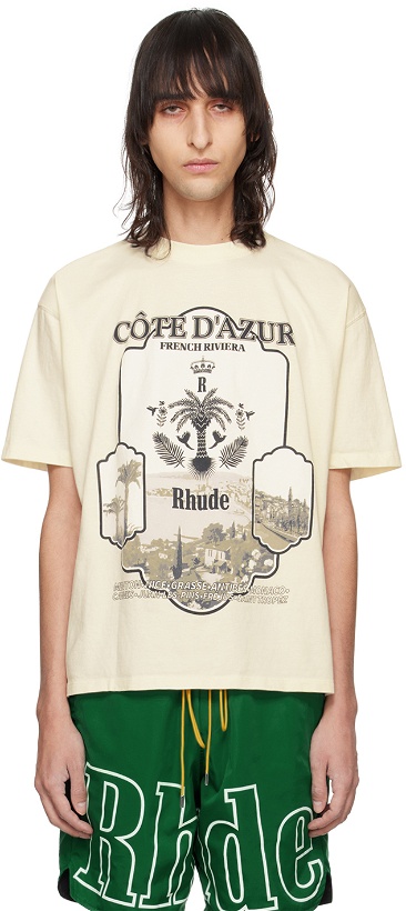 Photo: Rhude Off-White Azur Mirror T-Shirt