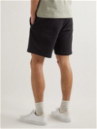 Belstaff - Straight-Leg Logo-Appliquéd Cotton-Jersey Shorts - Black