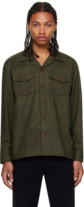 Photo: Nudie Jeans Green Vincent shirt