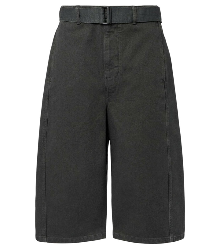 Photo: Lemaire Twisted denim shorts