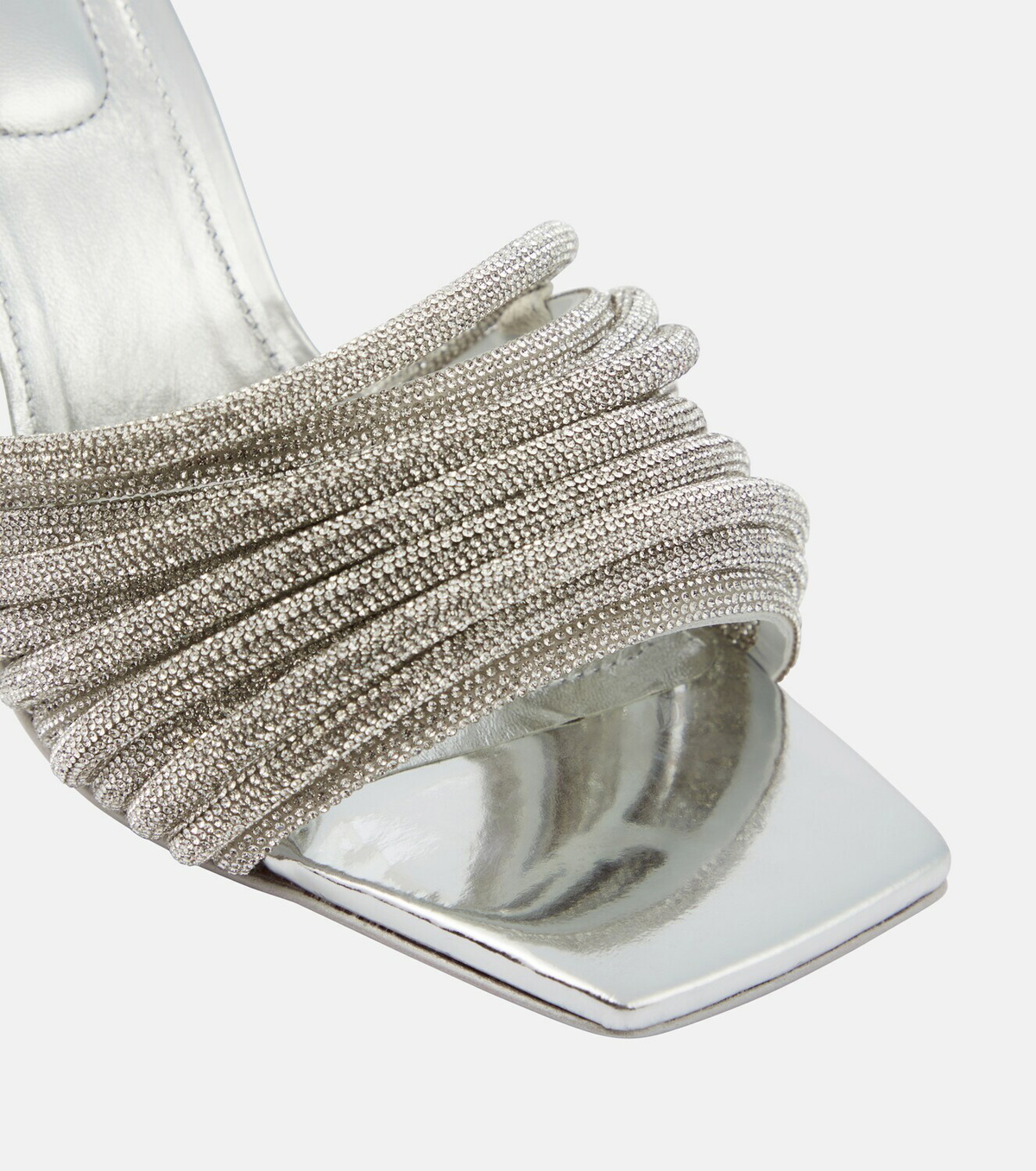 Simkhai Lena crystal-embellished mules
